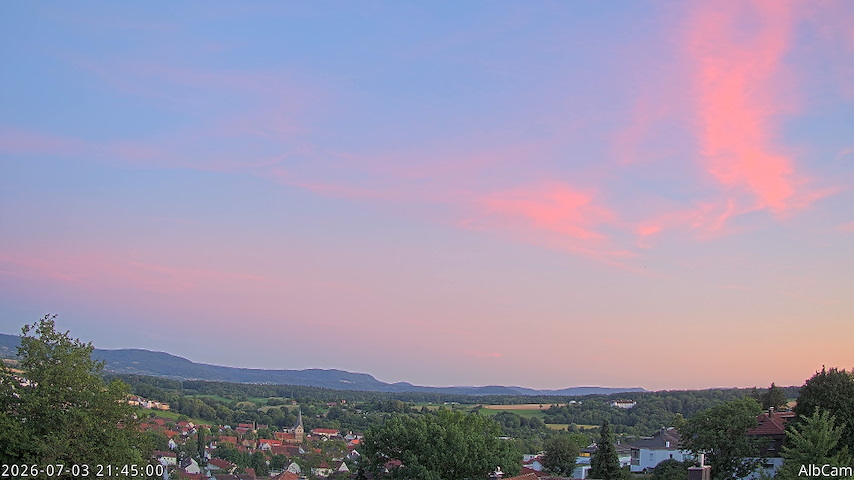 Live camera feed from AlbCam - Göppingen, Germany in View from Göppingen to SSW