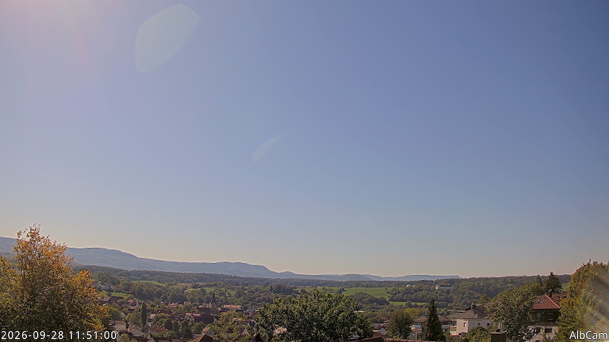 Live camera feed from 🇩🇪 AlbCam Goeppingen in View from Goeppingen to SW