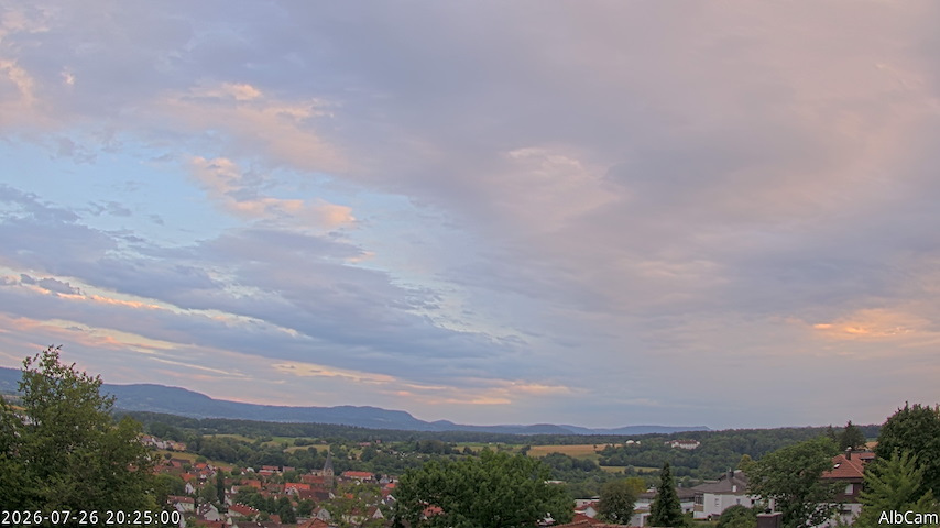 Tiešraides kameras kanāls no AlbCam - Göppingen, Germany View from Göppingen to SSW
