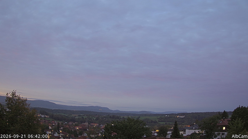 Live camera feed from 🇩🇪 AlbCam Goeppingen in View from Goeppingen to SW
