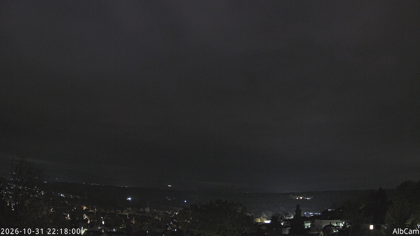 Live camera feed from 🇩🇪 AlbCam Goeppingen in View from Goeppingen to SW