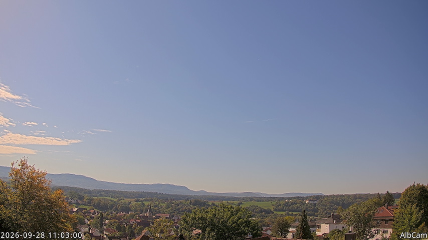 View from Goeppingen to SW में 🇩🇪 AlbCam Goeppingen से लाइव कैमरा चैनल