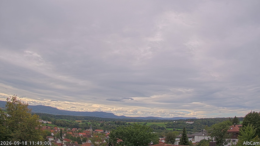Live camera feed from 🇩🇪 AlbCam Goeppingen in View from Goeppingen to SW