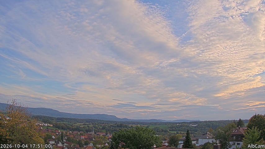 Live camera feed from 🇩🇪 AlbCam Goeppingen in View from Goeppingen to SW