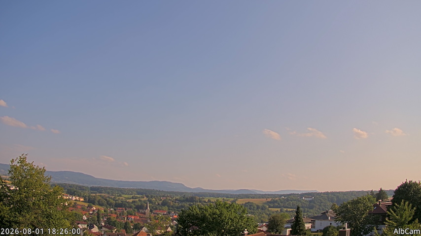 Live camera feed from AlbCam - Göppingen, Germany in View from Göppingen to SSW