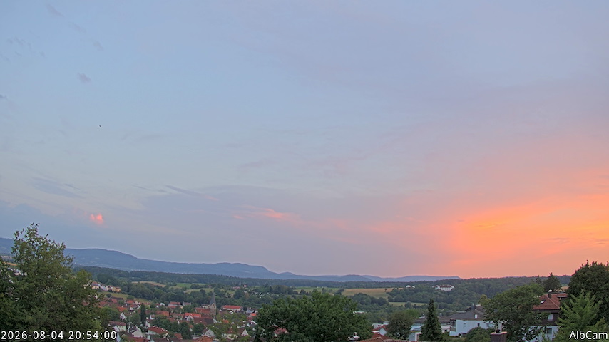 Live camera feed from AlbCam - Göppingen, Germany in View from Göppingen to SSW