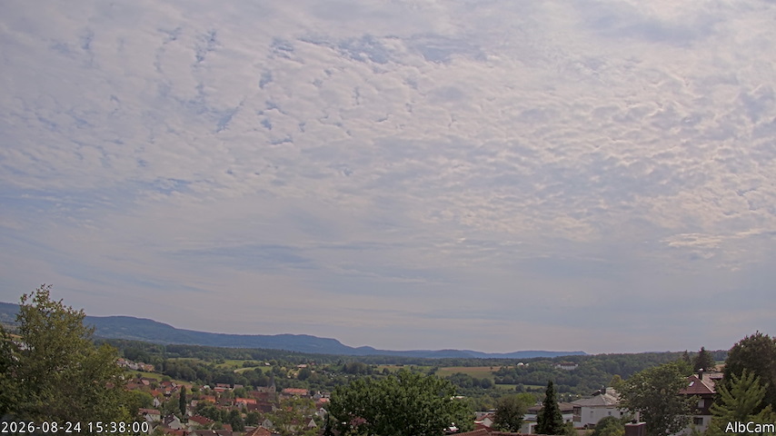 Live camera feed from 🇩🇪 AlbCam Goeppingen in View from Goeppingen to SW