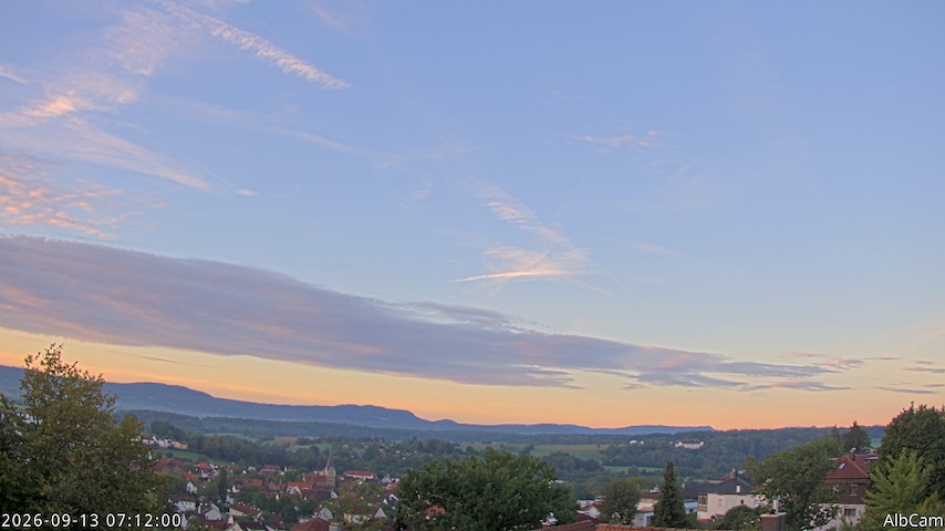 Live camera feed from 🇩🇪 AlbCam Goeppingen in View from Goeppingen to SW