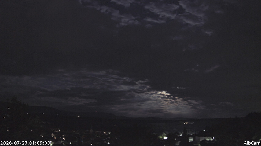 Live camera feed from AlbCam - Göppingen, Germany in View from Göppingen to SSW