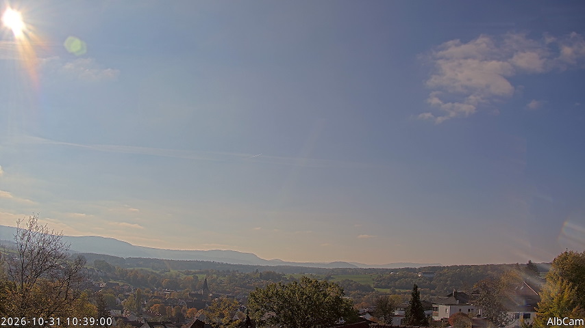 Live camera feed from 🇩🇪 AlbCam Goeppingen in View from Goeppingen to SW