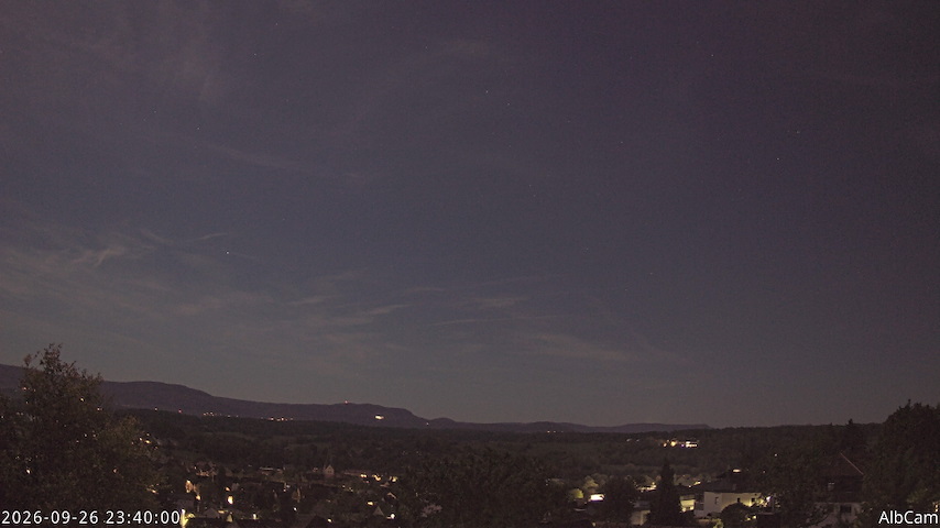 Live camera feed from 🇩🇪 AlbCam Goeppingen in View from Goeppingen to SW