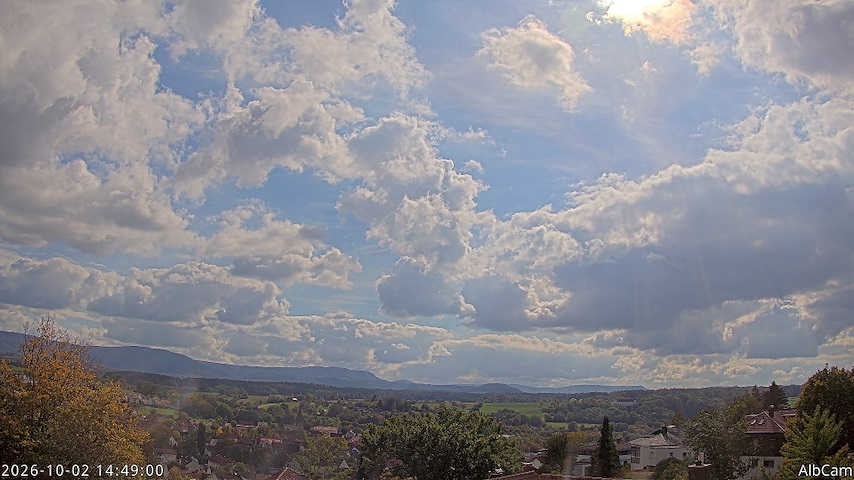 Live camera feed from 🇩🇪 AlbCam Goeppingen in View from Goeppingen to SW