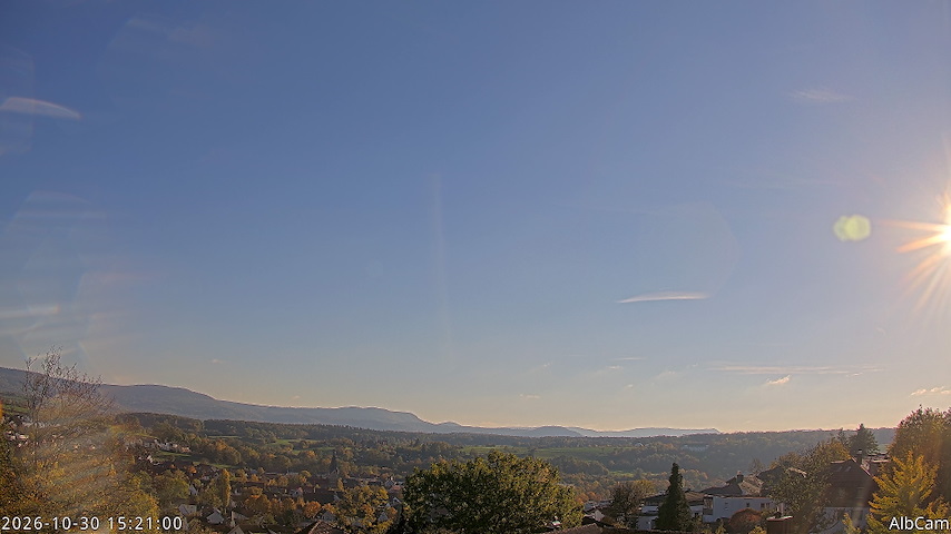 Live camera feed from 🇩🇪 AlbCam Goeppingen in View from Goeppingen to SW
