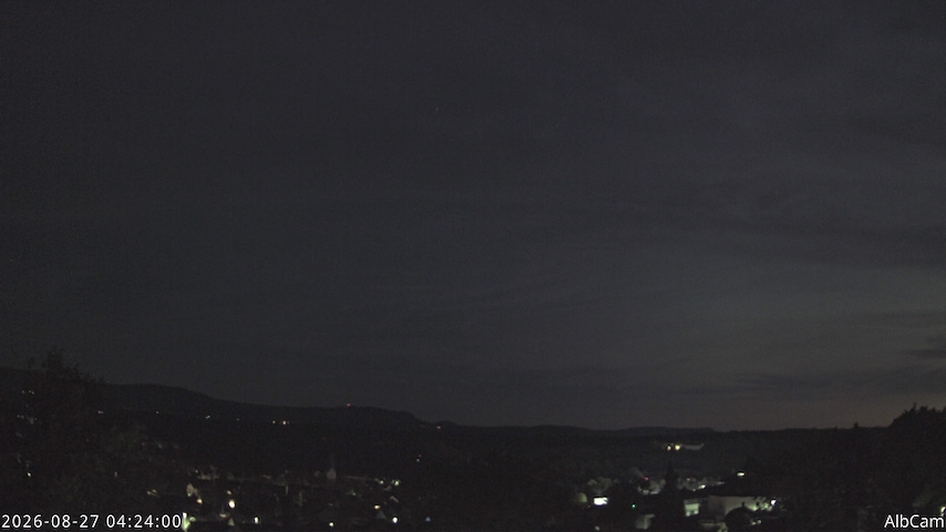 Live camera feed from 🇩🇪 AlbCam Goeppingen in View from Goeppingen to SW