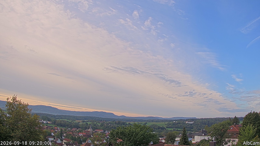 Live camera feed from 🇩🇪 AlbCam Goeppingen in View from Goeppingen to SW
