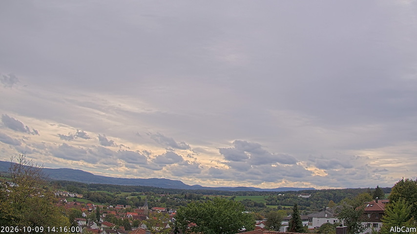Live camera feed from 🇩🇪 AlbCam Goeppingen in View from Goeppingen to SW