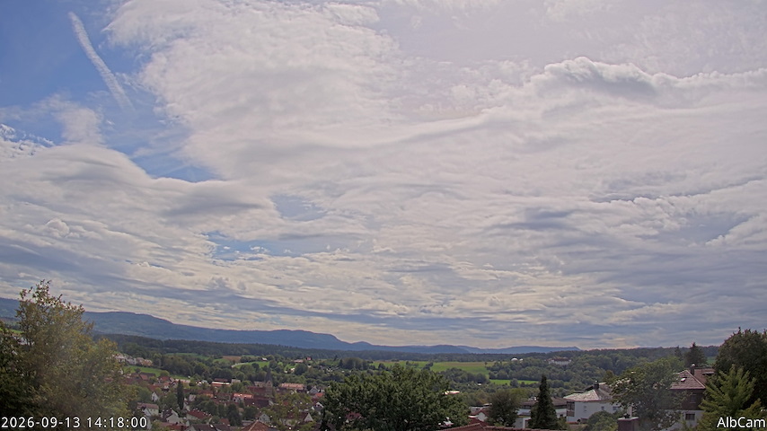 View from Goeppingen to SW में 🇩🇪 AlbCam Goeppingen से लाइव कैमरा चैनल