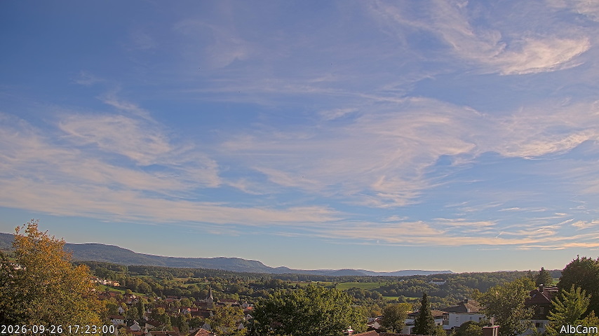 Live camera feed from 🇩🇪 AlbCam Goeppingen in View from Goeppingen to SW