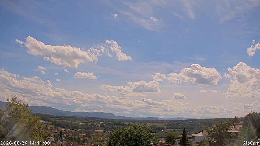 Live camera feed from 🇩🇪 AlbCam Goeppingen in View from Goeppingen to SW