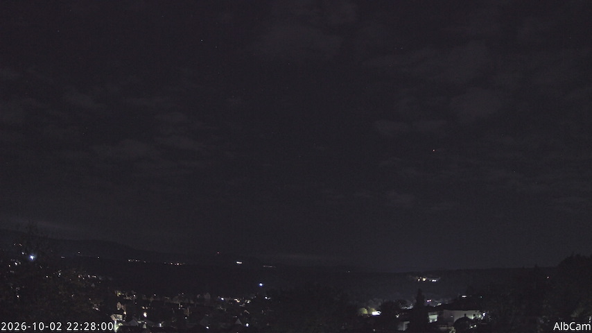 Live camera feed from 🇩🇪 AlbCam Goeppingen in View from Goeppingen to SW