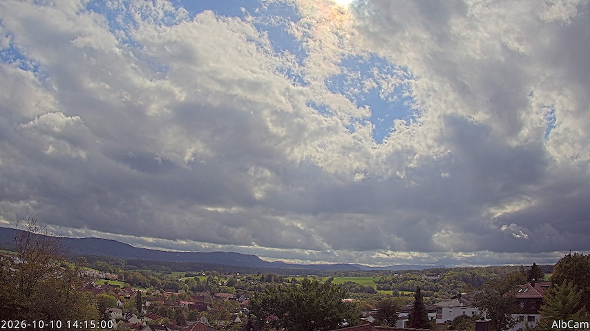 Live camera feed from 🇩🇪 AlbCam Goeppingen in View from Goeppingen to SW