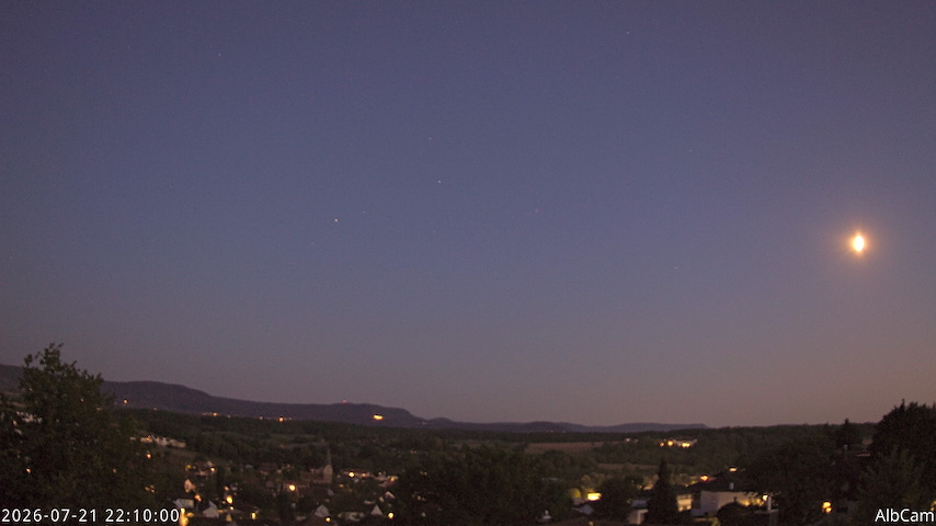 Live camera feed from AlbCam - Göppingen, Germany in View from Göppingen to SSW