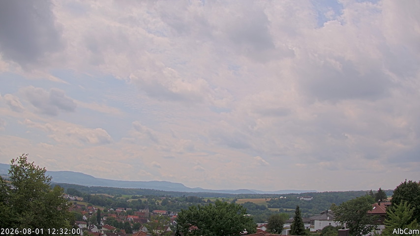 Živý kamerový kanál z AlbCam - Göppingen, Germany v View from Göppingen to SSW