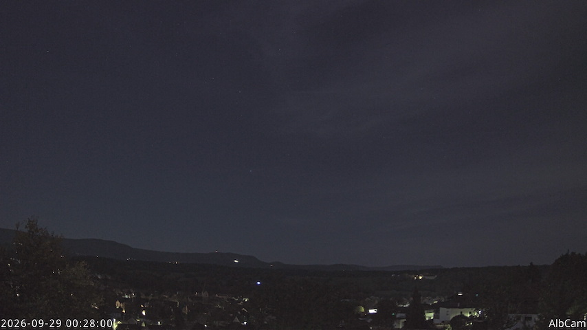 Live camera feed from 🇩🇪 AlbCam Goeppingen in View from Goeppingen to SW
