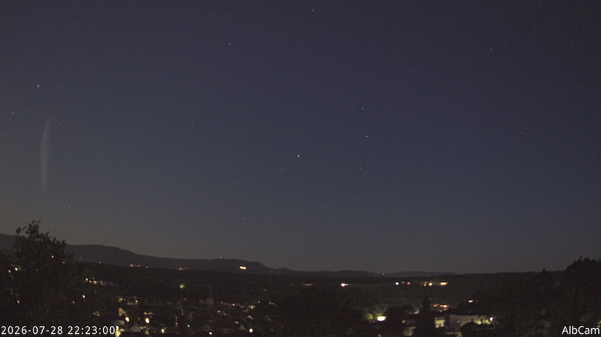 Live camera feed from AlbCam - Göppingen, Germany in View from Göppingen to SSW