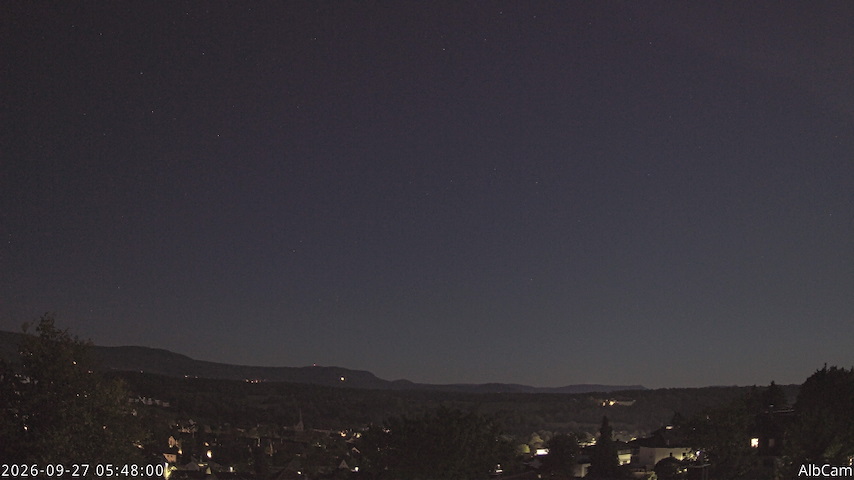 Live camera feed from 🇩🇪 AlbCam Goeppingen in View from Goeppingen to SW