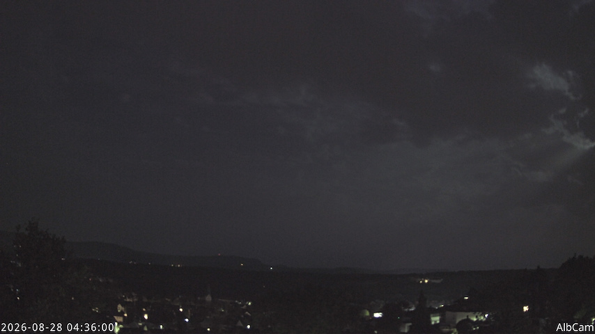Live camera feed from 🇩🇪 AlbCam Goeppingen in View from Goeppingen to SW