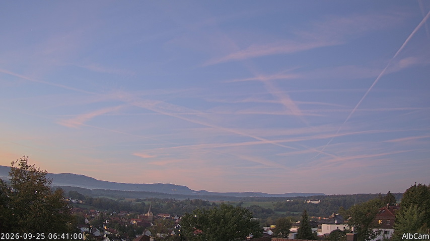Live camera feed from 🇩🇪 AlbCam Goeppingen in View from Goeppingen to SW