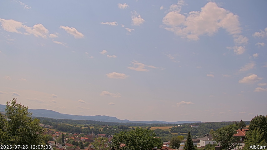 Direkte kamerakanal fra AlbCam - Göppingen, Germany i View from Göppingen to SSW