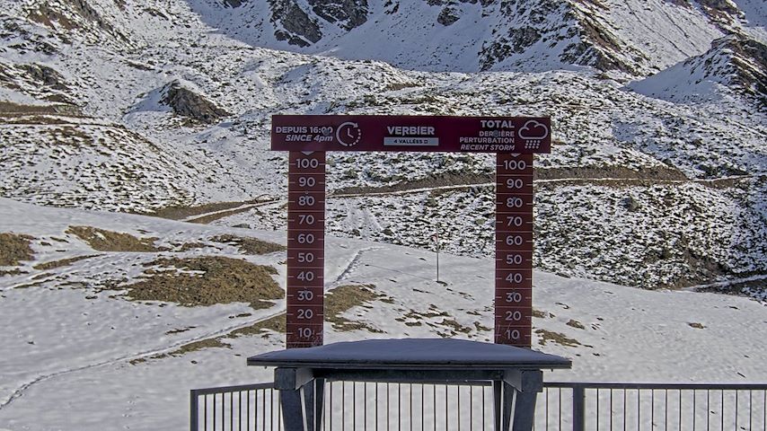 La Chaux 2'265 m. - Hauteur de neige Image