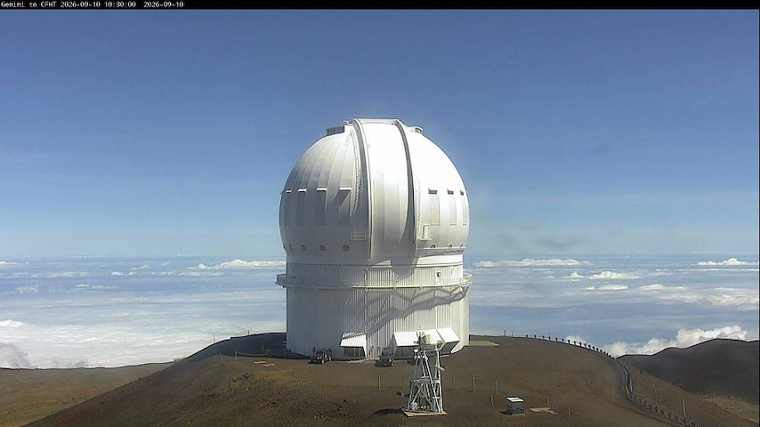 Live kamerakanal fra Canada-France-Hawaii Telescope - North i Hawaii