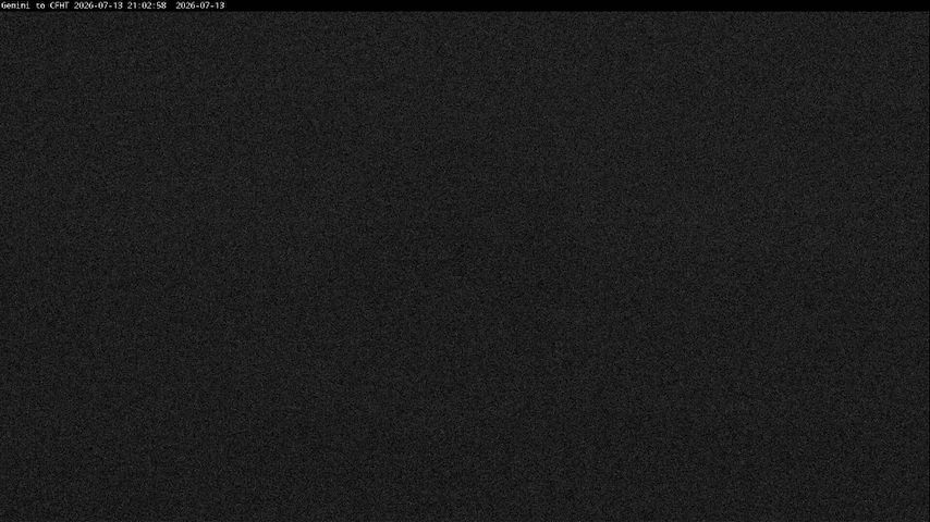 Live camera feed from Canada-France-Hawaii Telescope - North in Hawaii