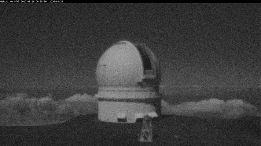 Канал на живо от камера от Canada-France-Hawaii Telescope - North в Hawaii