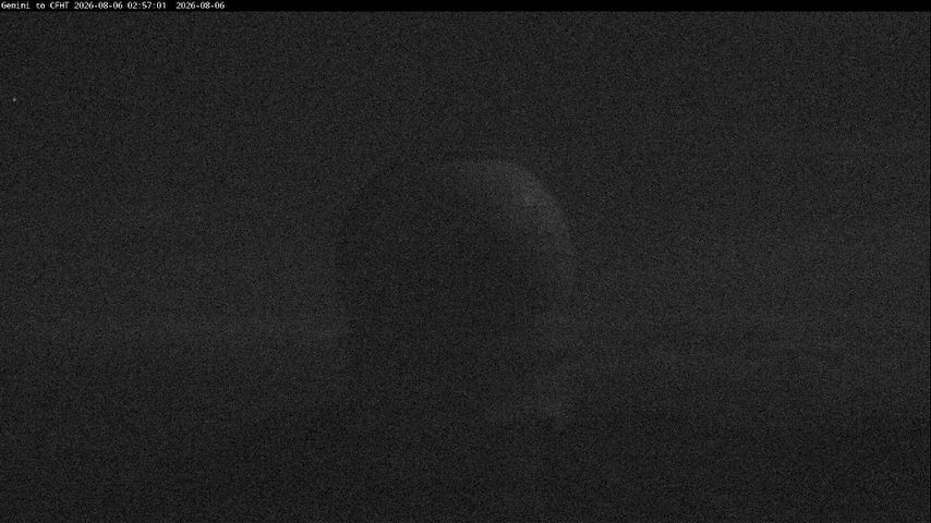 Live camera feed from Canada-France-Hawaii Telescope - North in Hawaii