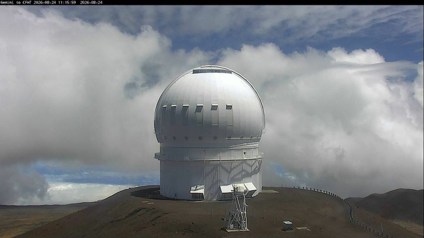Kanal kamere v živo iz Canada-France-Hawaii Telescope - North v Hawaii