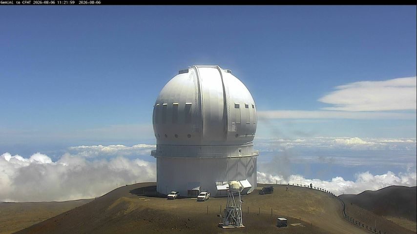 Canada-France-Hawaii Telescope - North からのライブカメラチャンネル（Hawaii）
