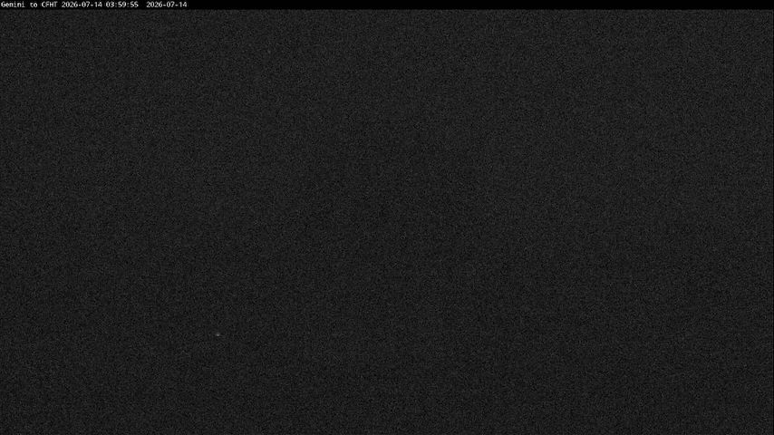 Live camera feed from Canada-France-Hawaii Telescope - North in Hawaii