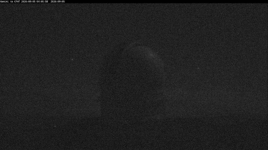Live camera feed from Canada-France-Hawaii Telescope - North in Hawaii