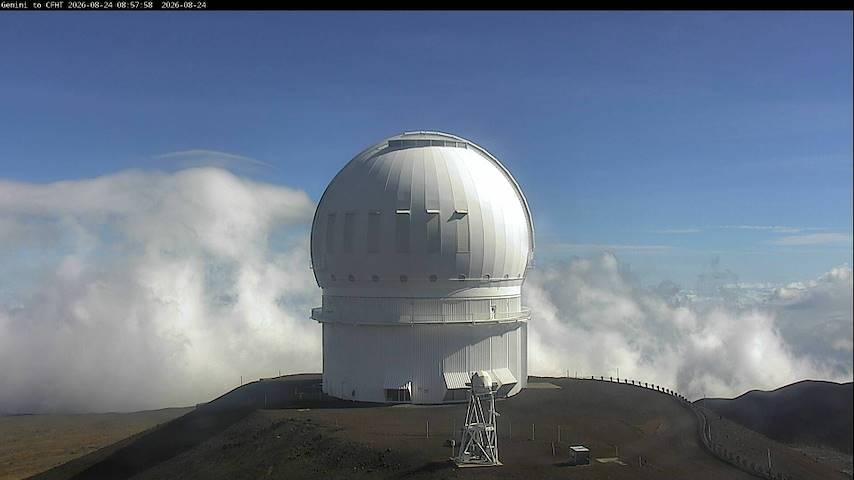 Canada-France-Hawaii Telescope - North'dan Hawaii'e canlı kamera kanalı