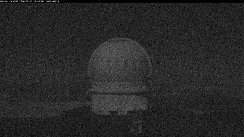 Kanał kamery na żywo z Canada-France-Hawaii Telescope - North w Hawaii