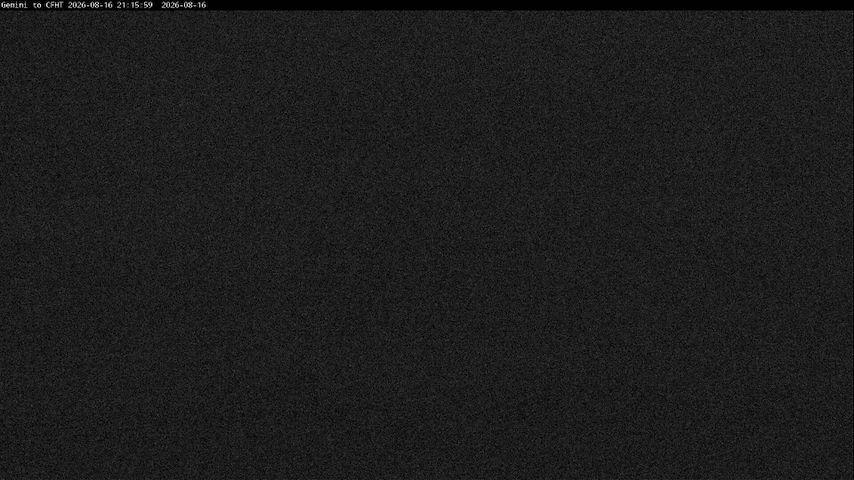 Live camera feed from Canada-France-Hawaii Telescope - North in Hawaii
