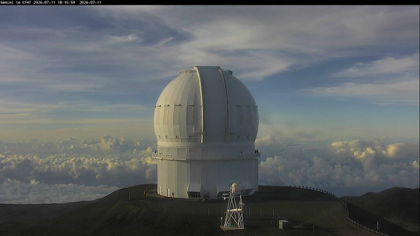Канал на живо от камера от Canada-France-Hawaii Telescope - North в Hawaii