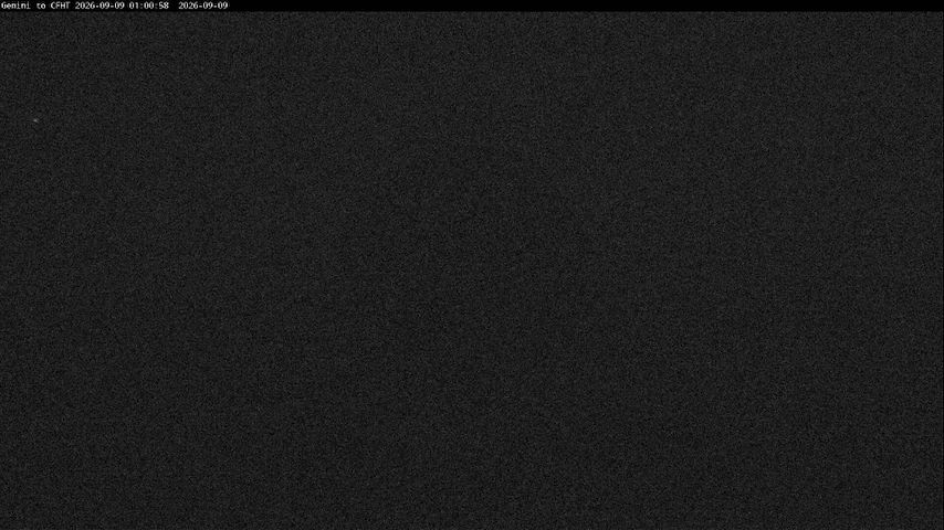 Live camera feed from Canada-France-Hawaii Telescope - North in Hawaii
