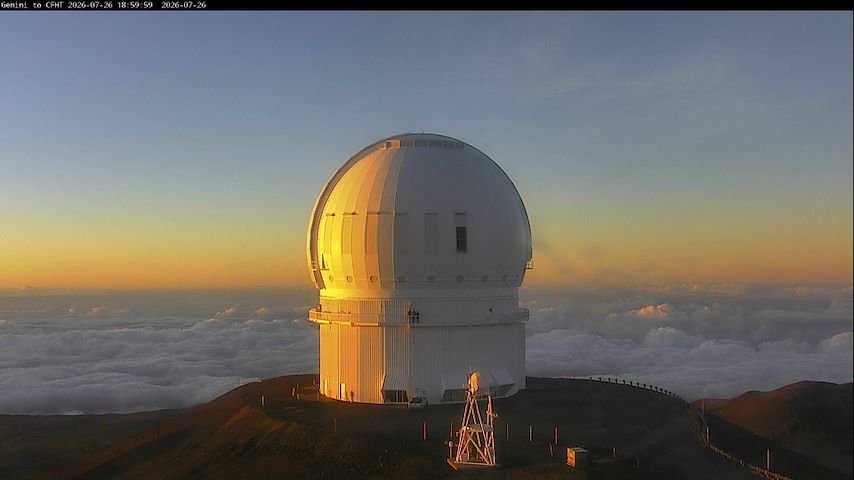 Live-kamerakanal från Canada-France-Hawaii Telescope - North i Hawaii
