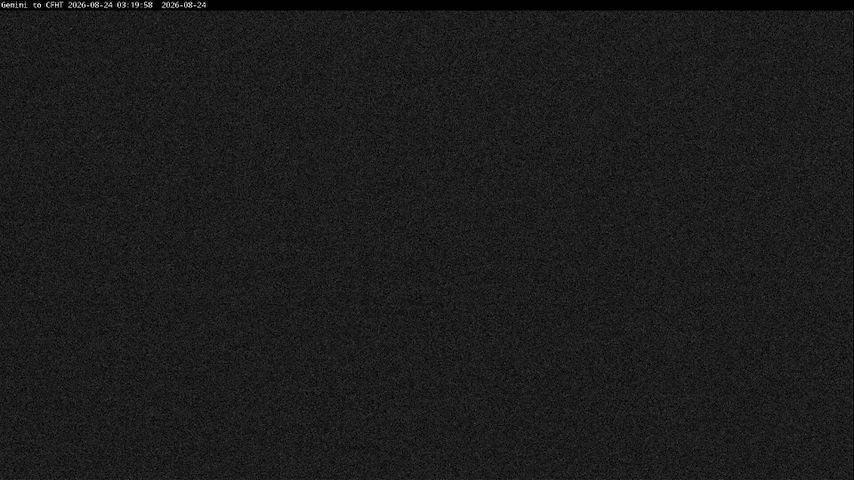 Live camera feed from Canada-France-Hawaii Telescope - North in Hawaii