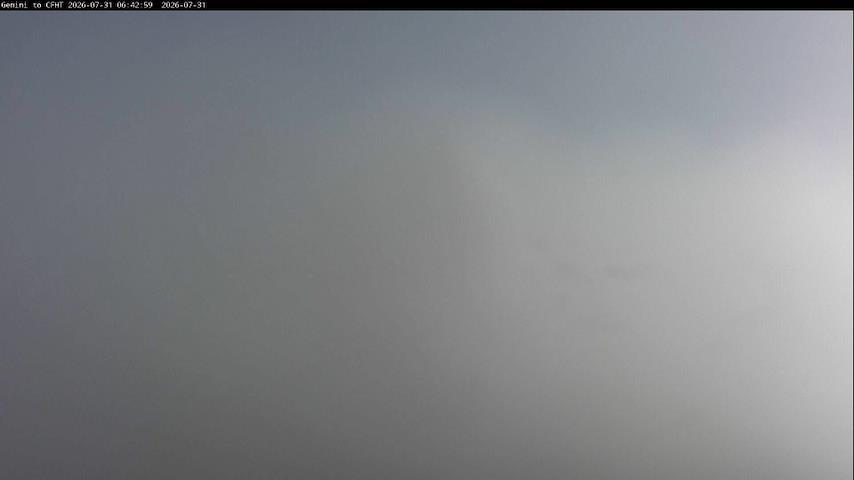 Live camera feed from Canada-France-Hawaii Telescope - North in Hawaii